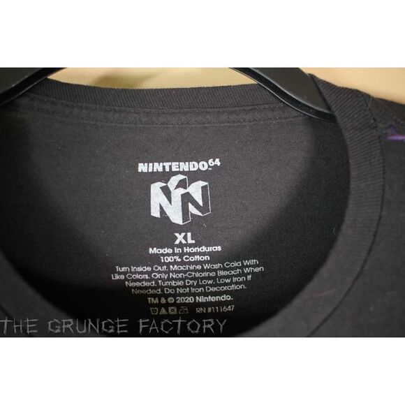 Nintendo 64 Graphic Black T-Shirt - Size XL - Picture 3 of 4
